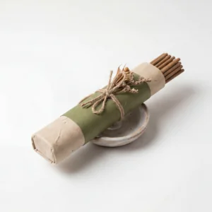 Kadzidło Natural Calm Ritual z ceramiczną podstawką